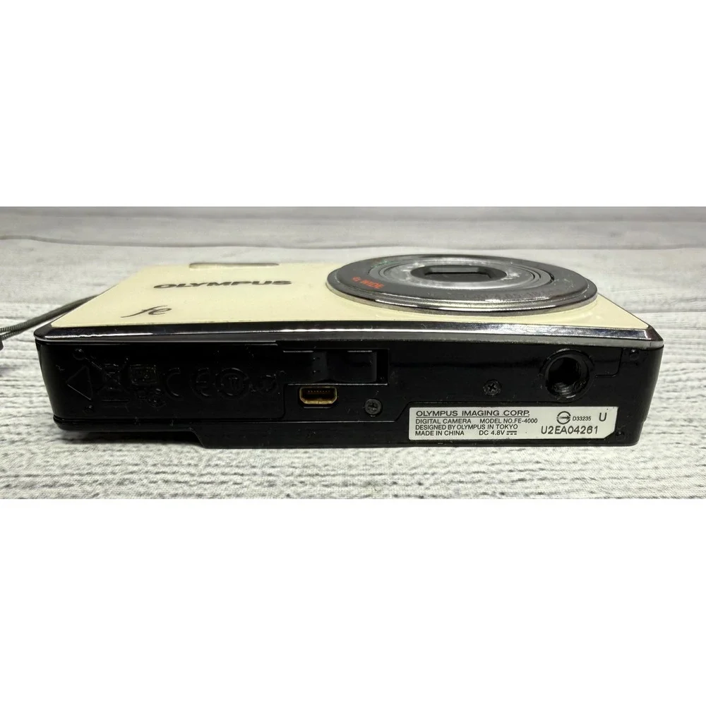 Olympus Digital Camera FE-4000‎ 12.0MP White Tested